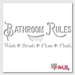 bath tub stencil