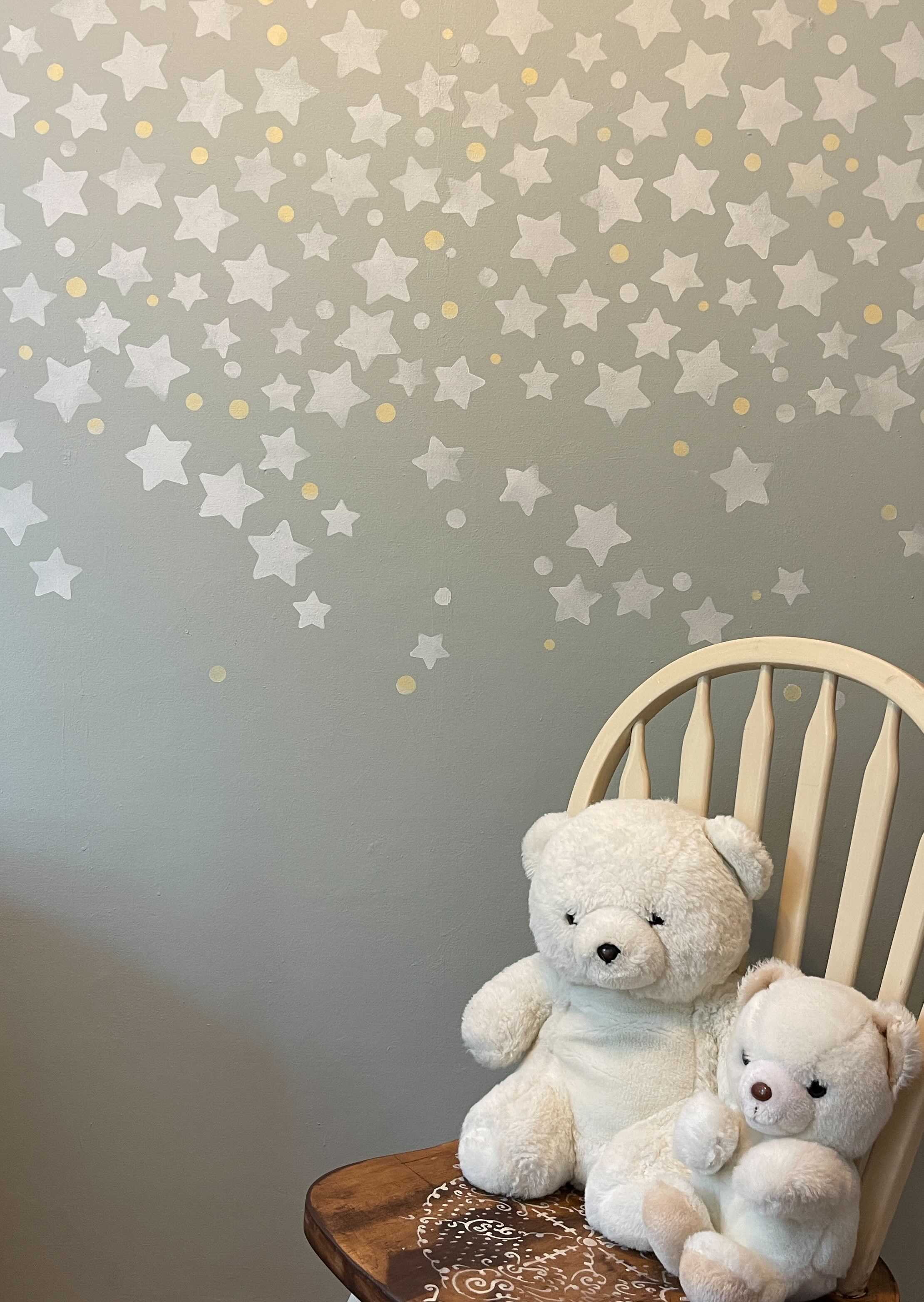 nursery wall stencil