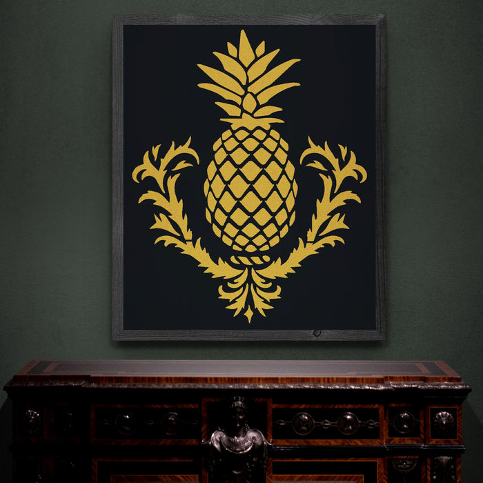 pineapple stencil
