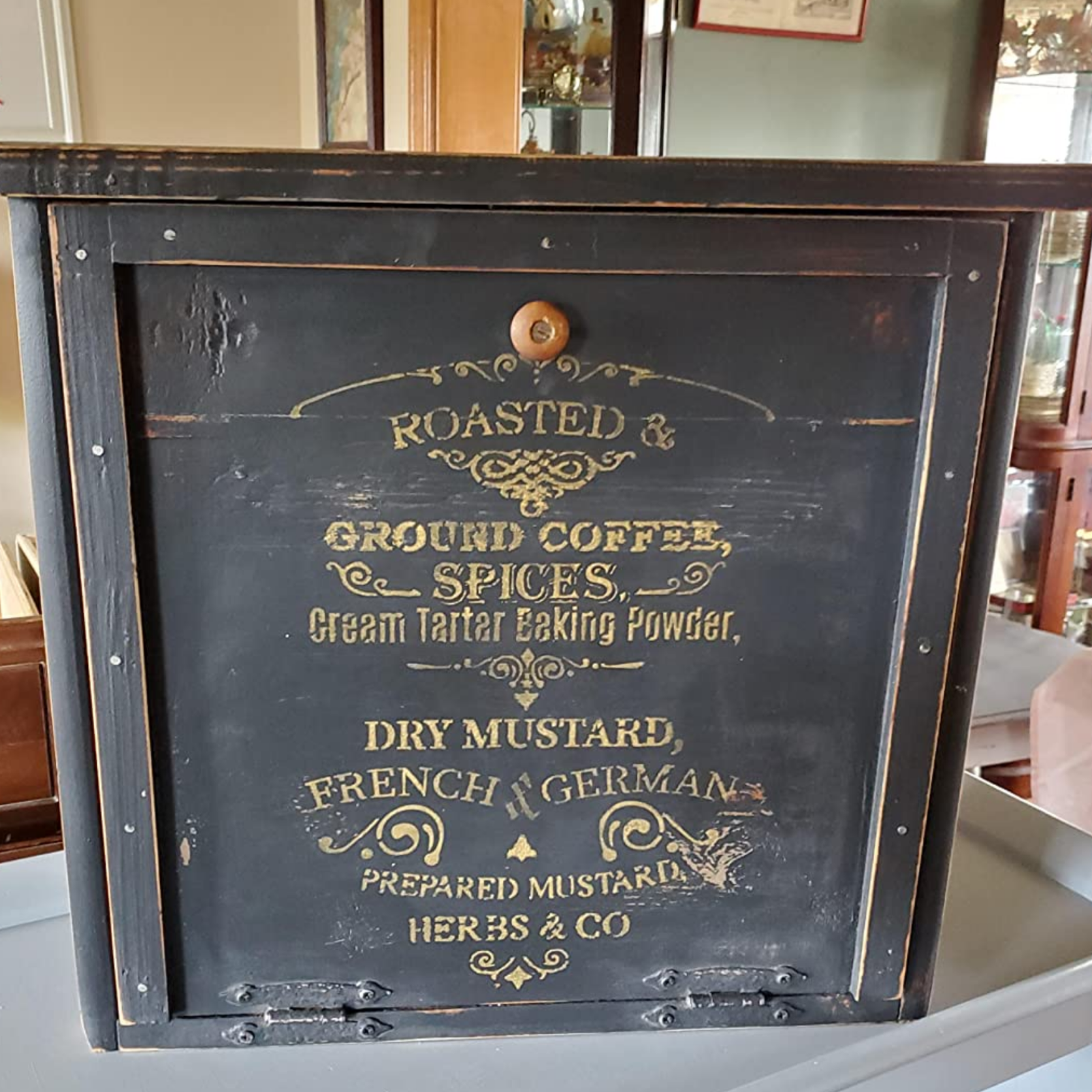 roasted coffee stencil