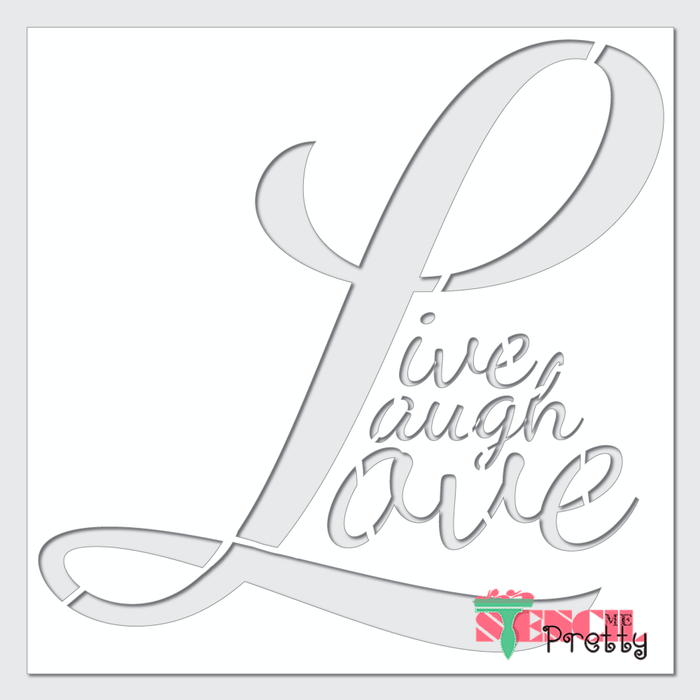 Live Laugh Love Rustic Family Sign