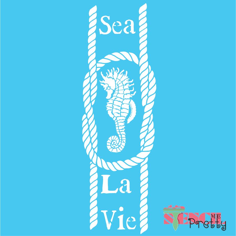 nautical rope stencil