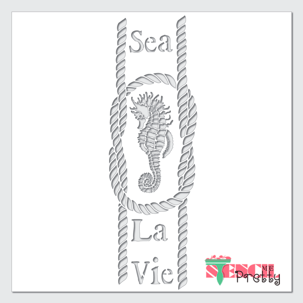 sea la vie stencil
