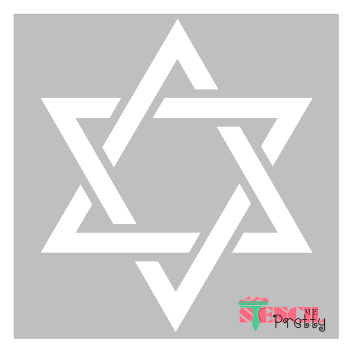 star-of-david-stencil-jewish-hebrew-shield-of-magen-hexagram-template-stencil-me-pretty for Star Of David Template Free Printable Star of David Stencil Jewish Hebrew Shield of Magen Hexagram Template — Stencil Me Pretty for Star Of David Template Free Printable