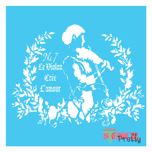 french music stencil