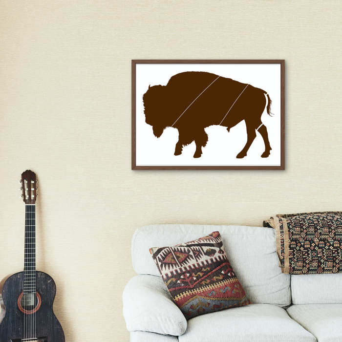 Buffalo American Bison Template