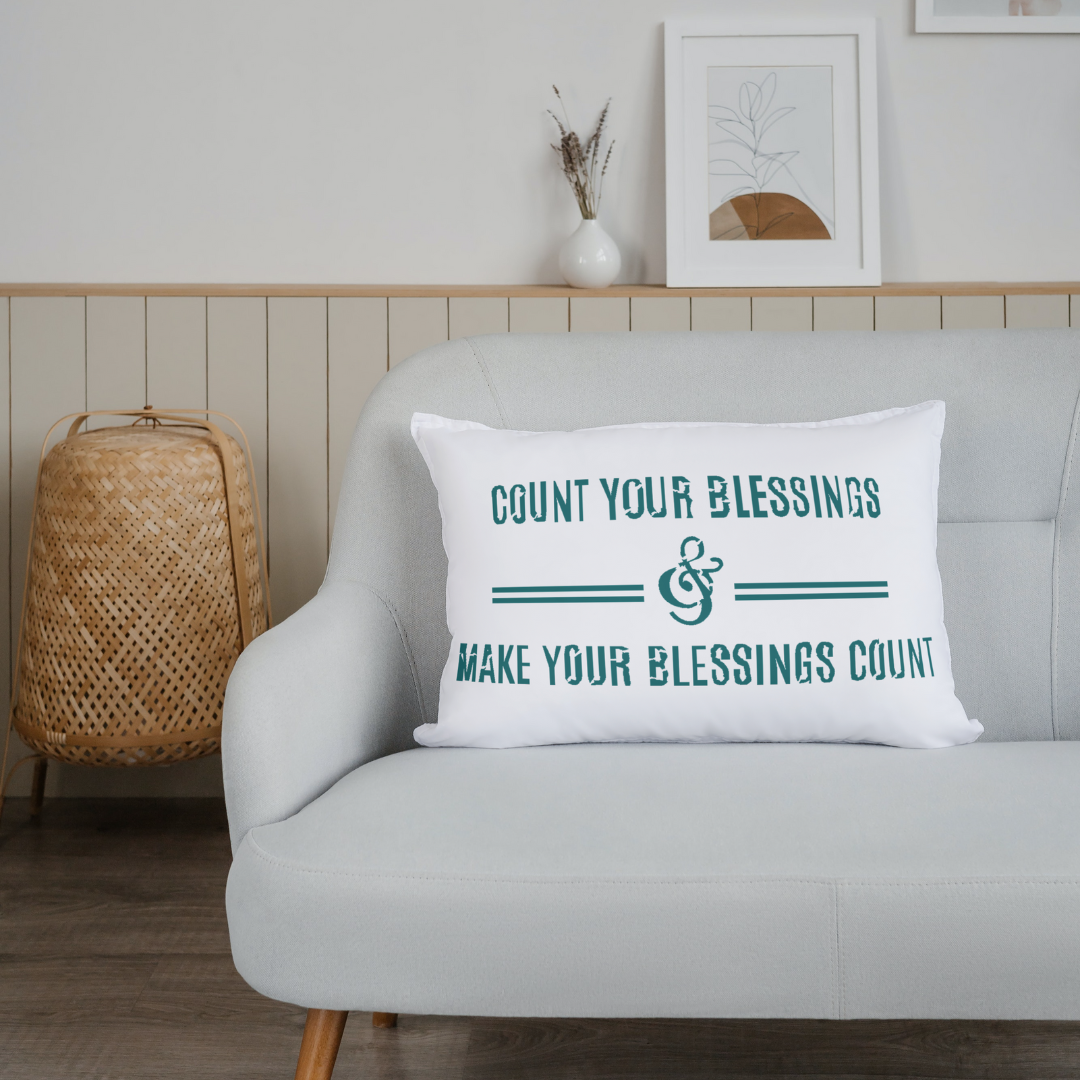 count your blessings stencil