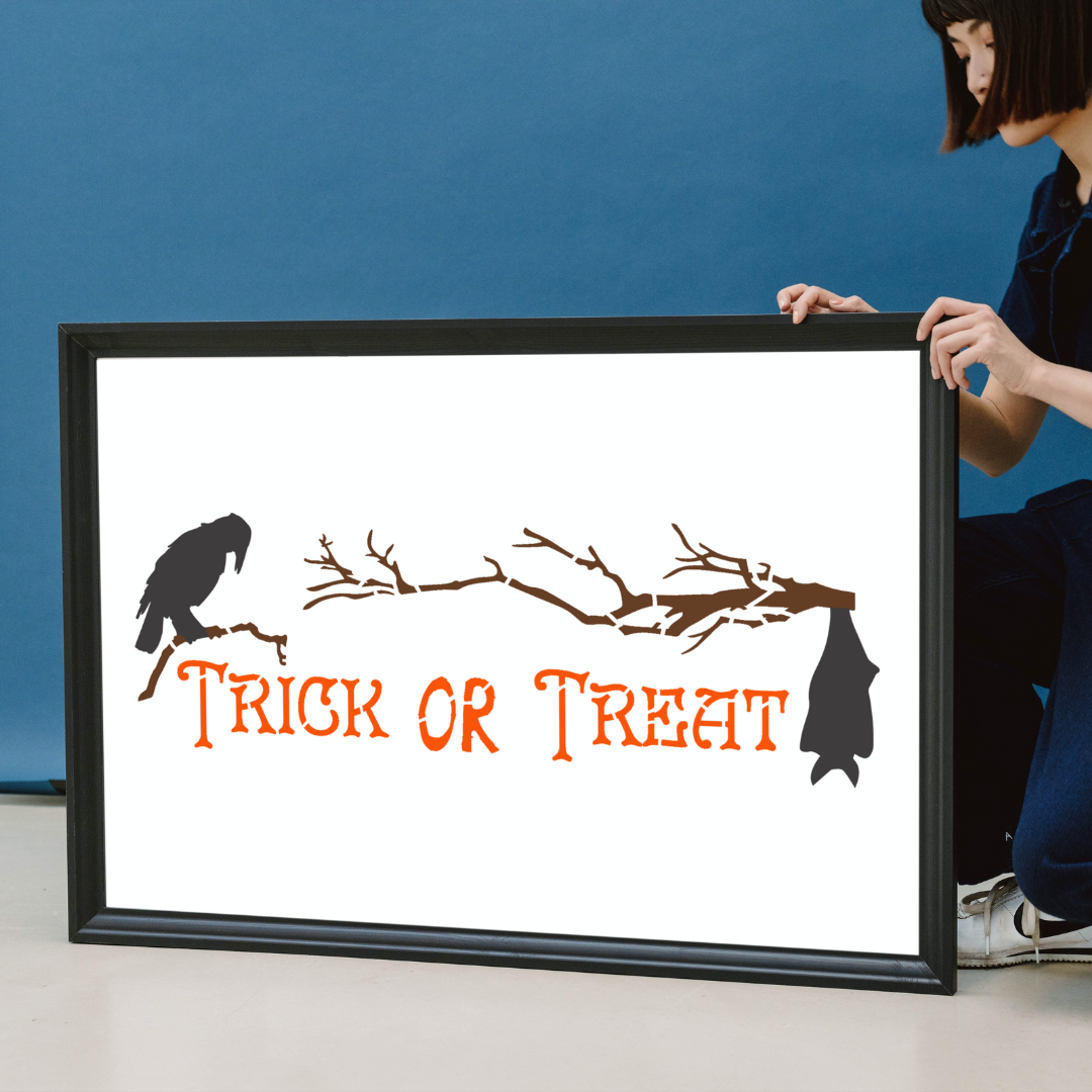 halloween decor stencil