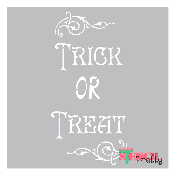Vintage Trick or Treat  Sign - Chic Halloween Décor