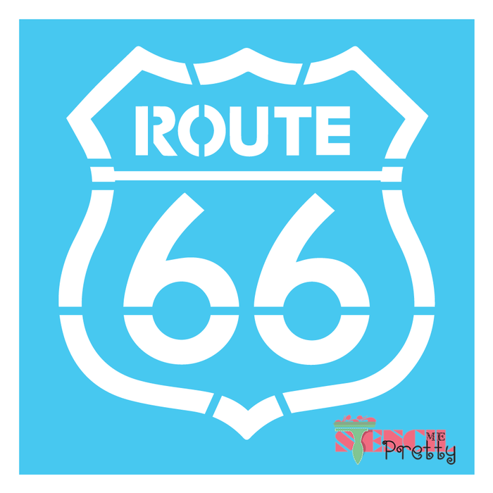 route 66 stencil