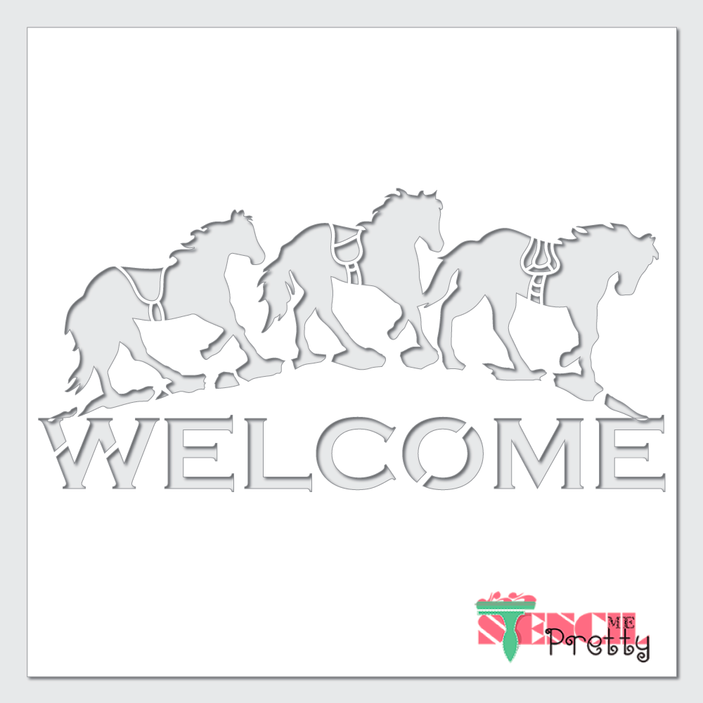horse stencil