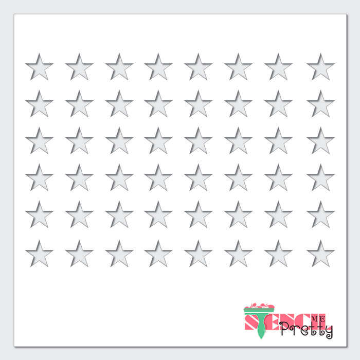 American Flag Stars in a Column Patriotic Stencil — Stencil Me Pretty american-flag-stars-in-a-column-patriotic-stencil-stencil-me-pretty