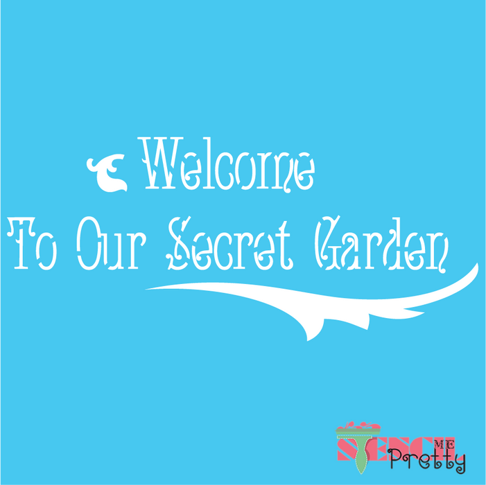 secret garden stencil
