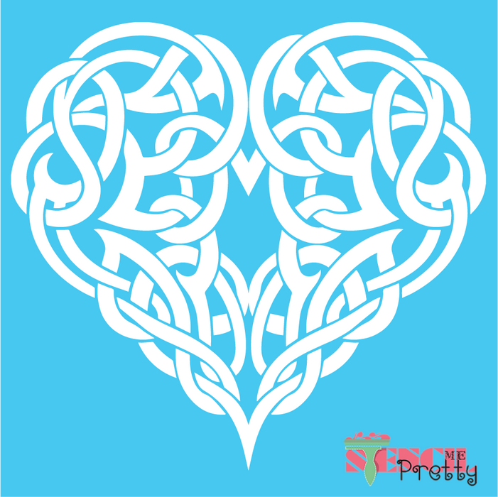 viking heart stencil