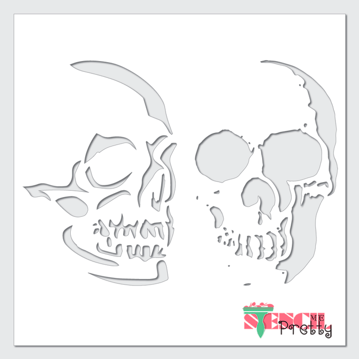 Skull Stencil Gothic Biker Halloween Decor Template — Stencil Me Pretty skull-stencil-gothic-biker-halloween-decor-template-stencil-me-pretty