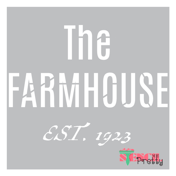 The Farmhouse Classic -  Sign Template