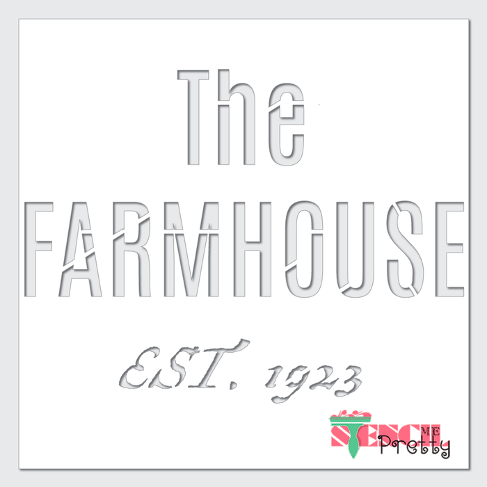 The Farmhouse Classic -  Sign Template