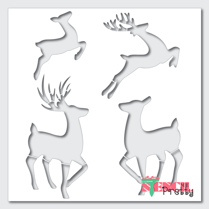 Galloping Deer Family
