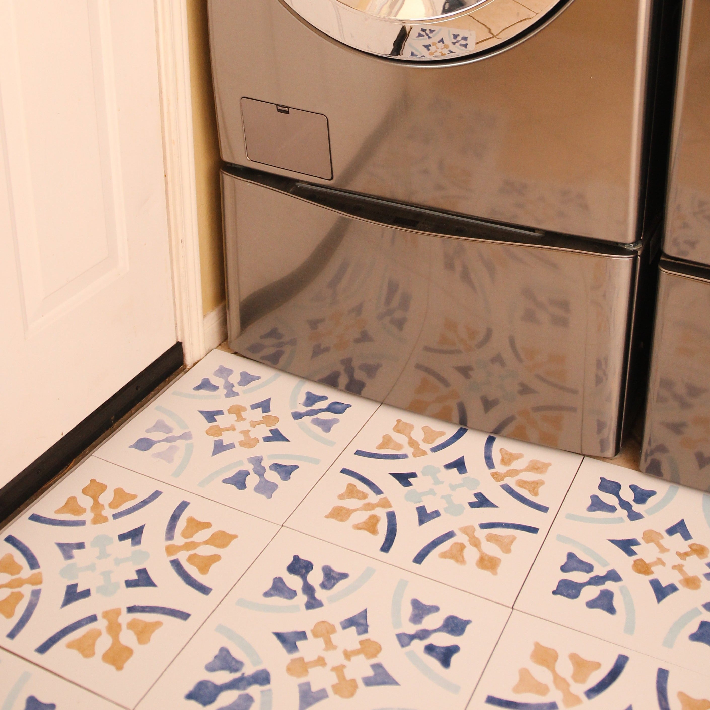 italian tile stencil